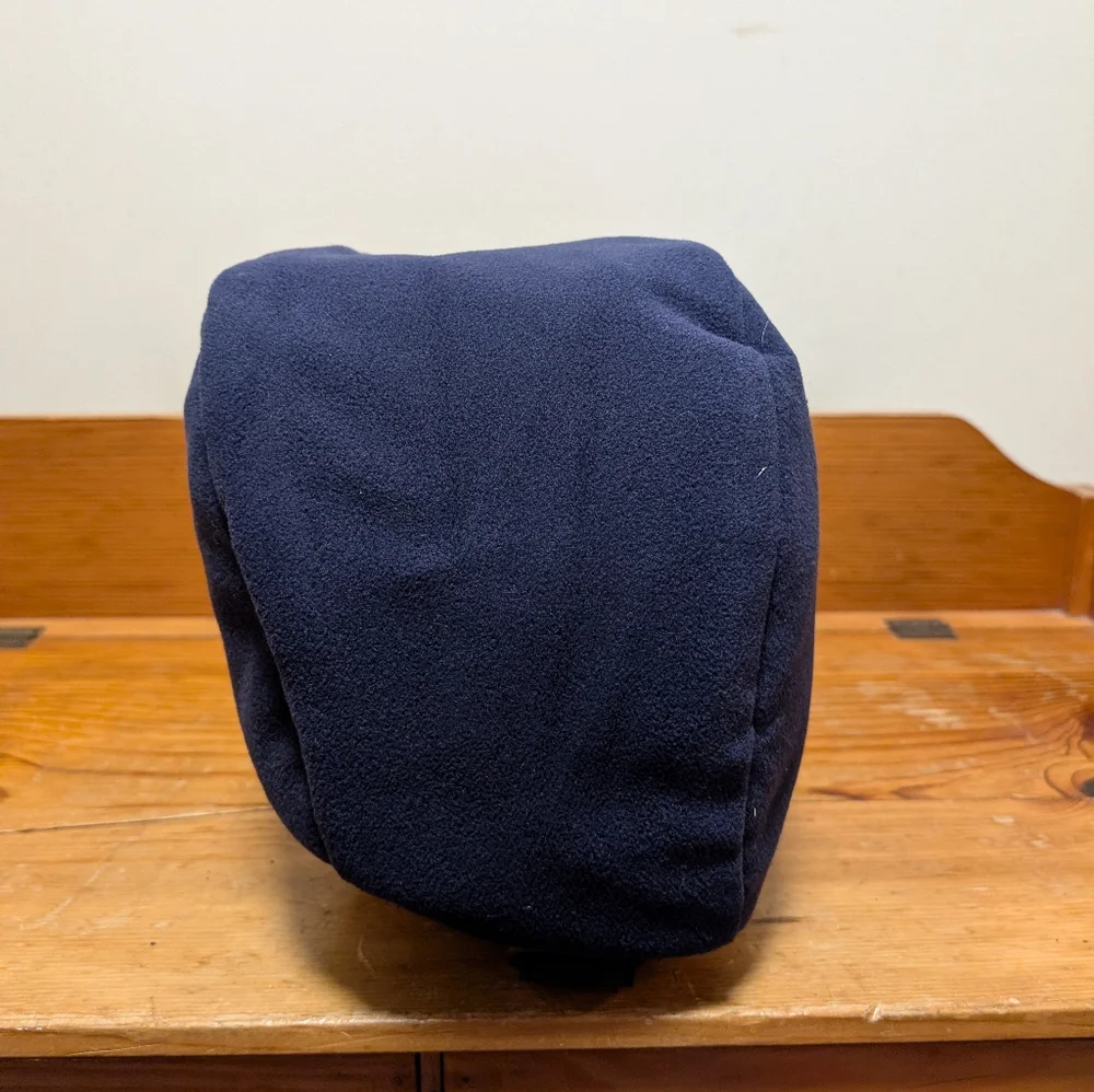 L.L.Bean AmeriBag Healthy Back Bag Fleece Sling Backpack Blue
